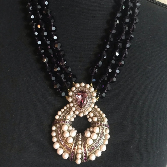 Heidi Daus Jewelry - Heidi Daus Crystal Beaded Drop Necklace, NIB​
